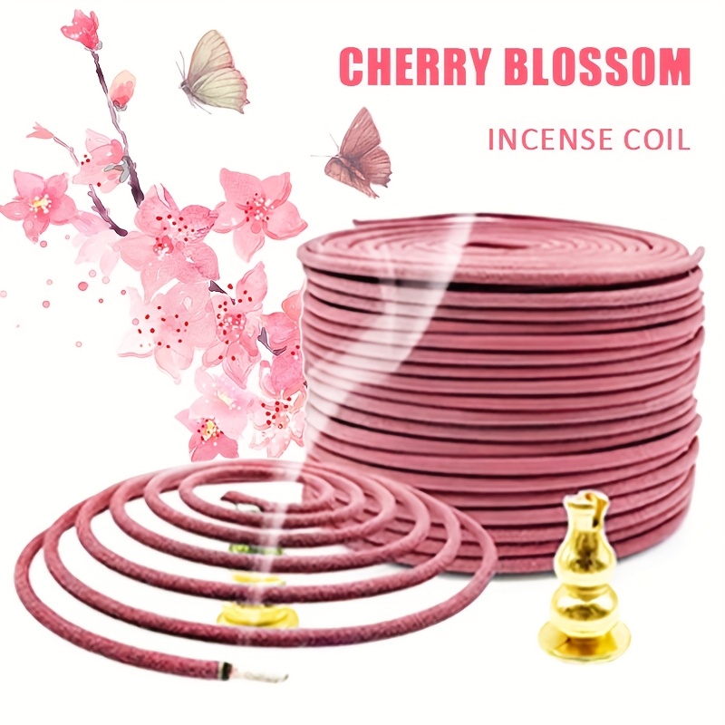 Quality Home Fragrance - Sakura-Duft Hochwertiger Klassischer Spiralenweihrauch, 6,3cm Durchmesser