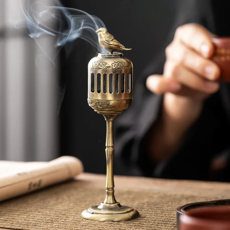 Home Fragrance Lamp - Matel Elster Hohle Lampe Sandelholz Duft
