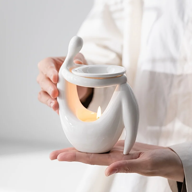 Home Fragrance Oils For Oil Burners - Keramik-Räucherstäbchenhalter in Menschenform, Brenner für ätherische
