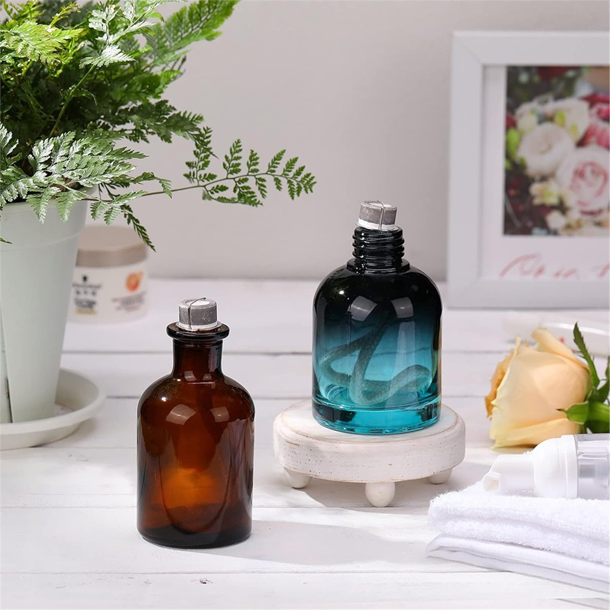 Home Fragrance Oils For Oil Burners - Öllampen-Dochterstatnung, 6,3-Zoll Luftregulierender Katalytischer Brenner für