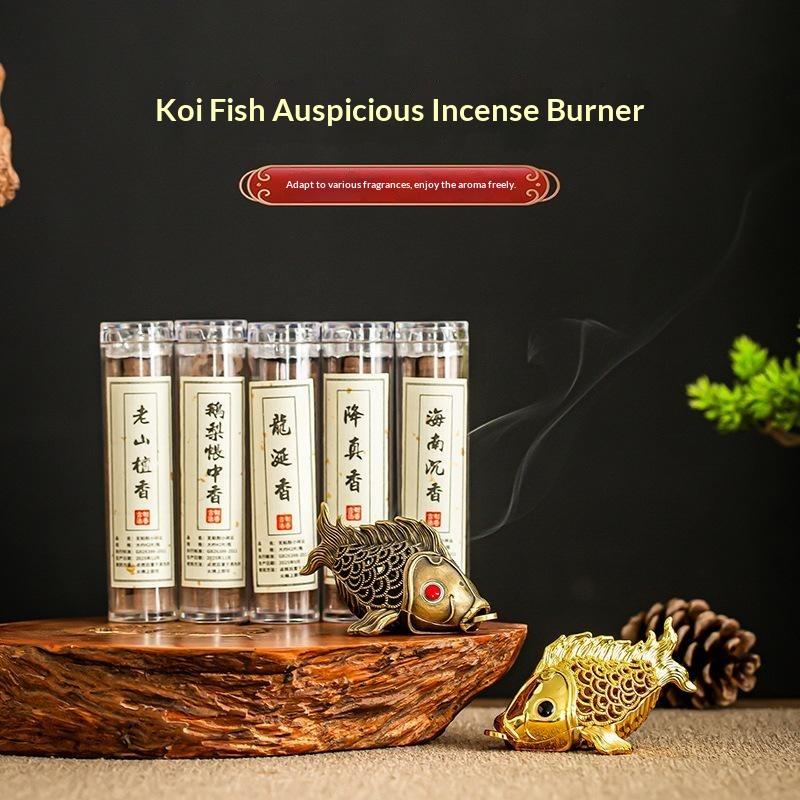 Home Fragrance Powder - Räucherstäbchenhalter aus Legierung, hohl, stiftlos, für