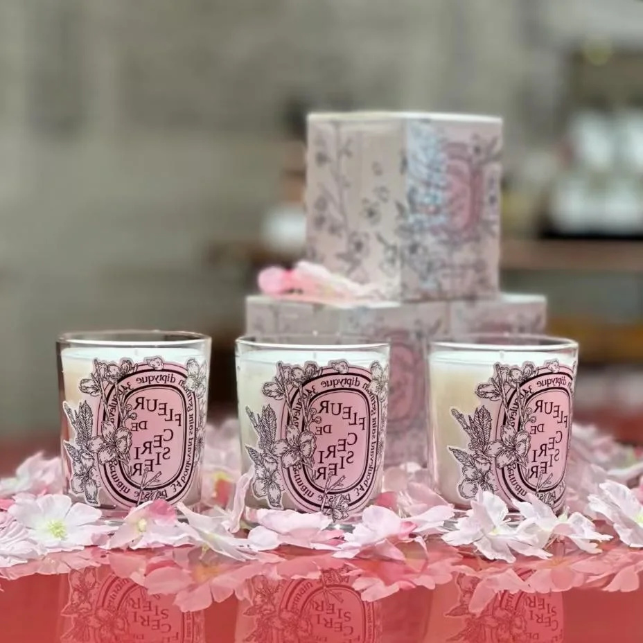 Quality Home Fragrance - Romantische limitierte Diptyques Kerzen Sakura Duft