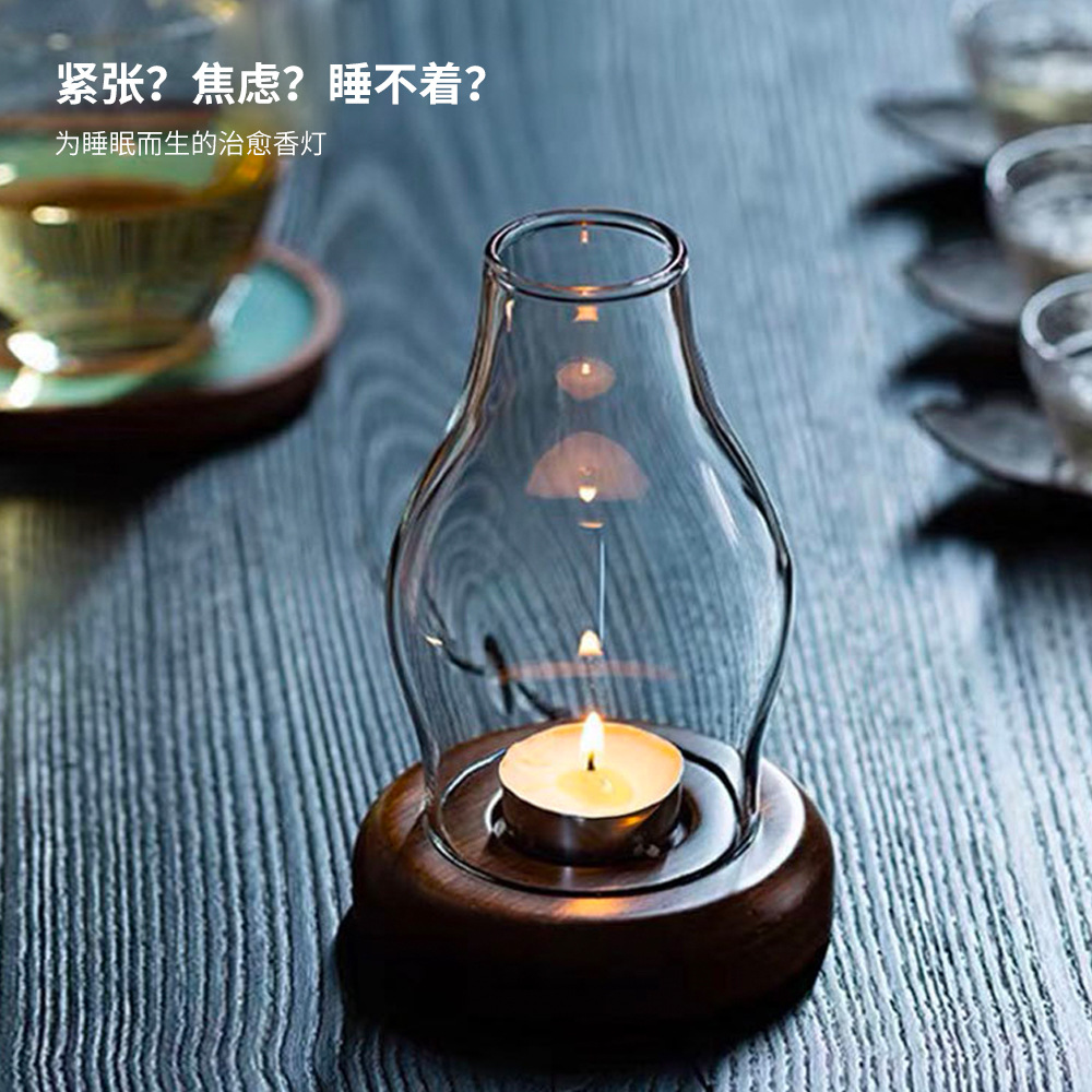 Transparenter Glas-Kerzenhalte – Home Fragrance Lamp Bewertung und Preis