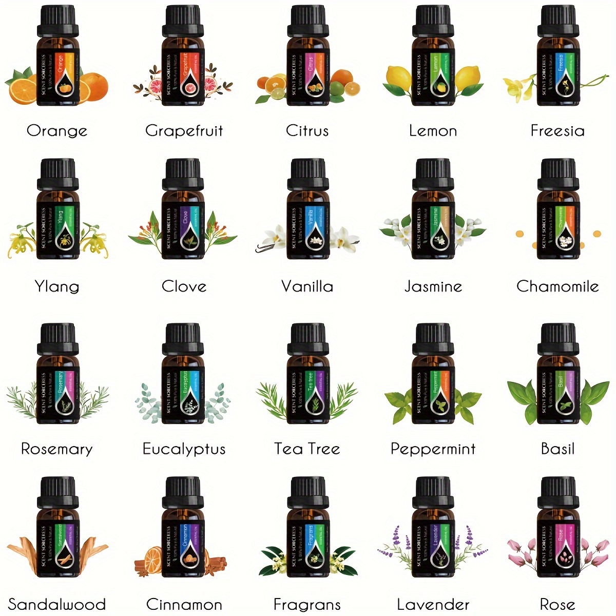 20 teile/satz Ätherisches Öl S – Home Fragrance Oils Bewertung und Preis