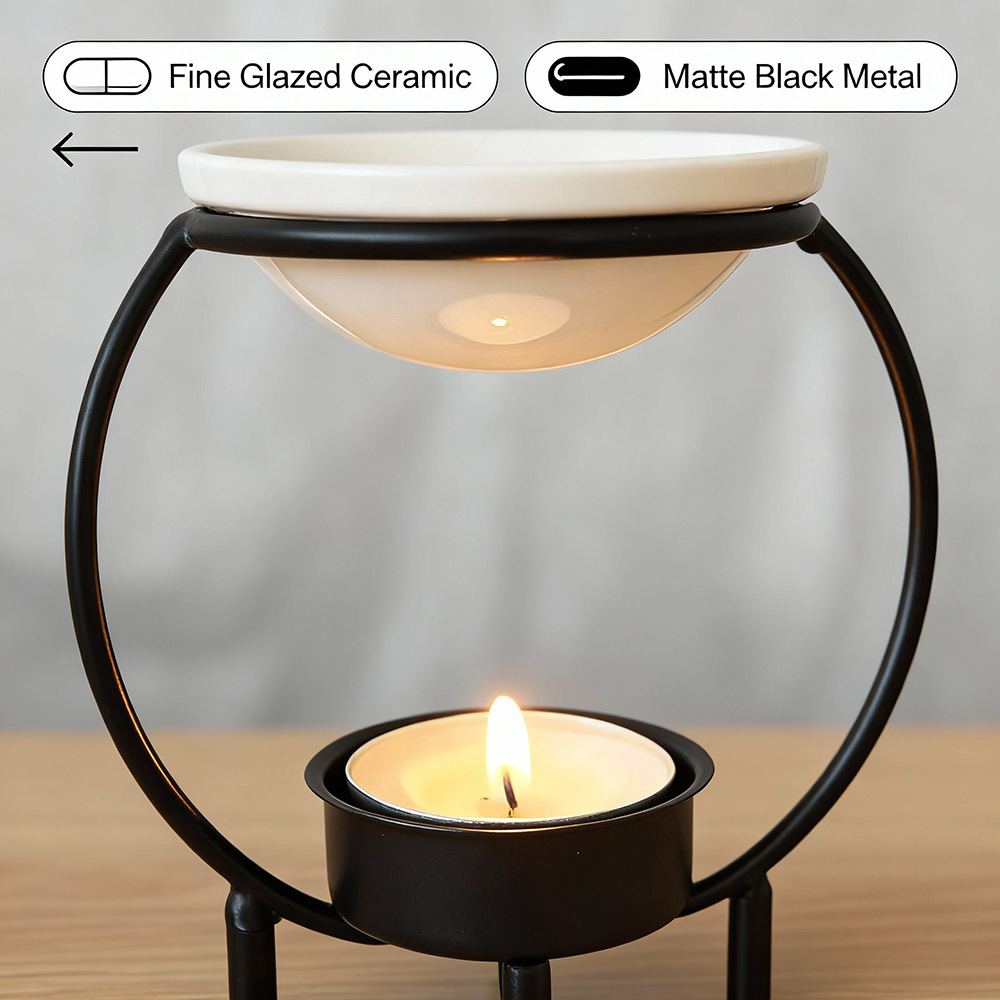 Kreativer Eisen-Aromakerzenhal – Home Fragrance Oils For Oil Burners Bewertung und Preis
